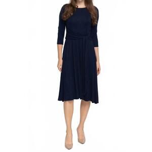 NEW KMW side tie midi dress in navy